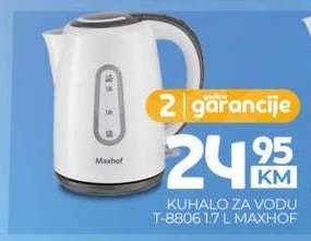 KUHALO ZA VODU T-8806 1.7 L MAXHOF