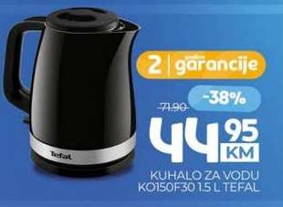 KUHALO ZA VODU KO150F30 1.5 L TEFAL