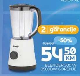 BLENDER 500 W B500BW GORENJE