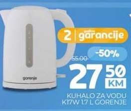 KUHALO ZA VODU K17W 1.7 L GORENJE