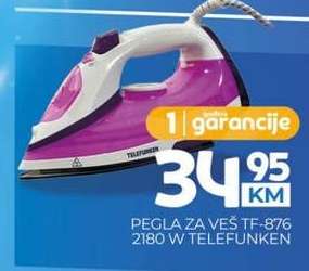 Pegla za veš TF-876