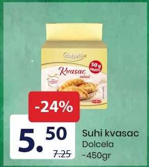 Suhi kvasac Dolcela