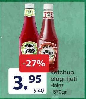 Ketchup *blagi* / *ljuti*