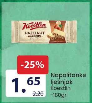 Napolitanke lješnjak
