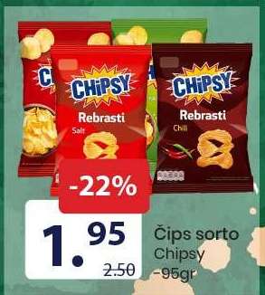 Čips sorto chipsy