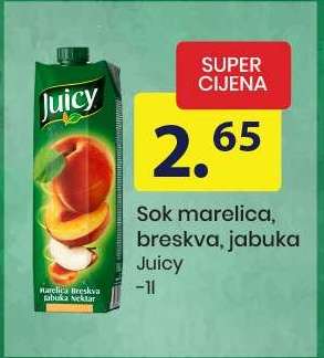 Sok marelica, breskva, jabuka Juicy