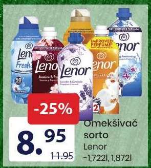 Omekšivač sorto Lenor