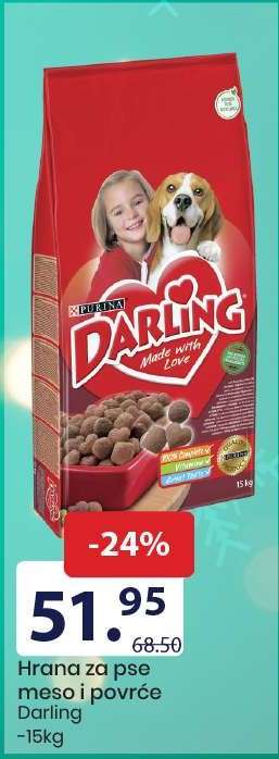 Hrana za pse meso i povrće Darling
