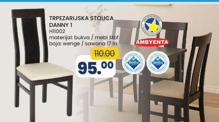TRPEZARIJSKA STOLICA DANNY 1