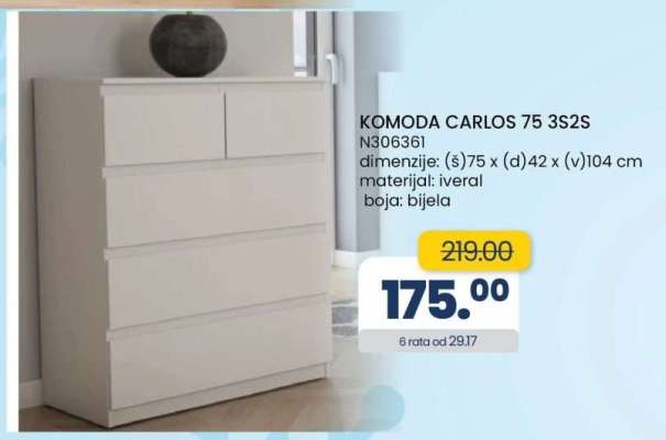 KOMODA CARLOS 75 3S2S