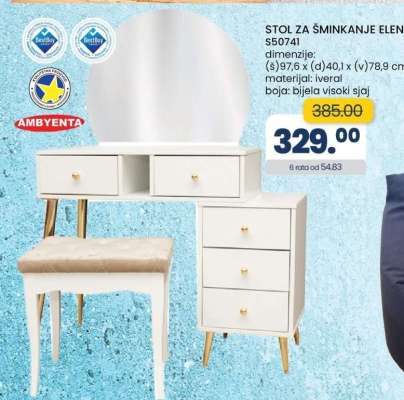 STOL ZA ŠMINKANJE ELENA