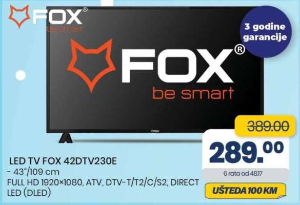 LED TV FOX 42DTV230E