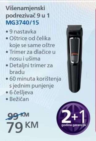 Višenamjenski podrezivač 9 u 1 MG3740/15