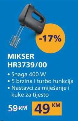 MIKSER HR3739/00