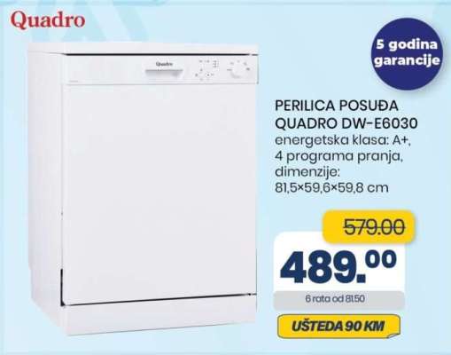 PERILICA POSUĐA QUADRO DW-E6030