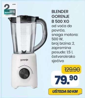 BLENDER GORENJE B 500 XG