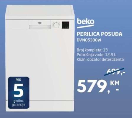 beko PERILICA POSUĐA DVN05330W