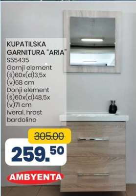 KUPATILSKA GARNITURA 'ARIA'