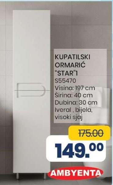 KUPATILSKI ORMARIĆ STAR 1