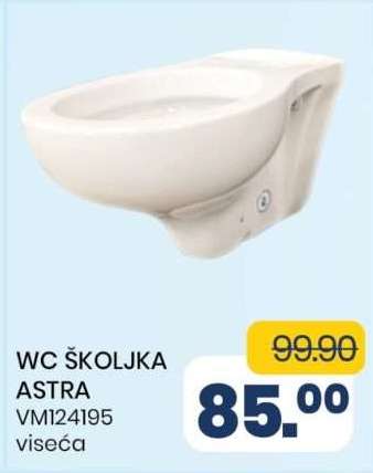 WC ŠKOLJKA ASTRA
