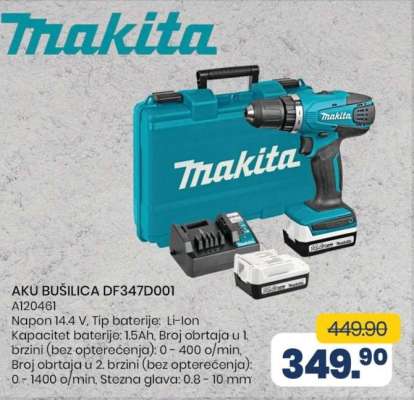 AKU BUŠILICA DF347D001