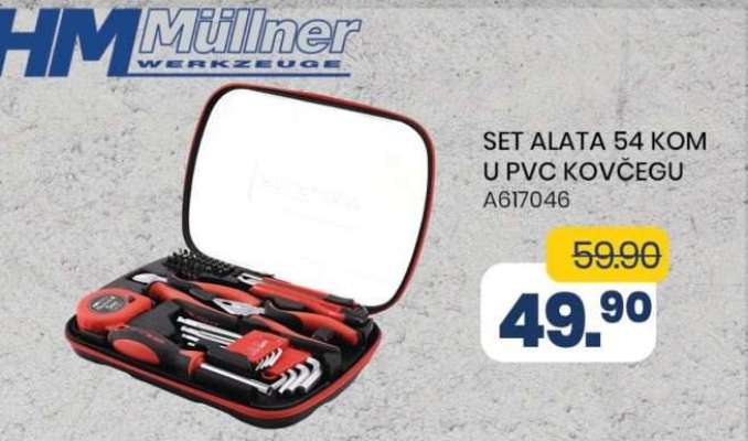 SET ALATA 54 KOM U PVC KOVČEGU