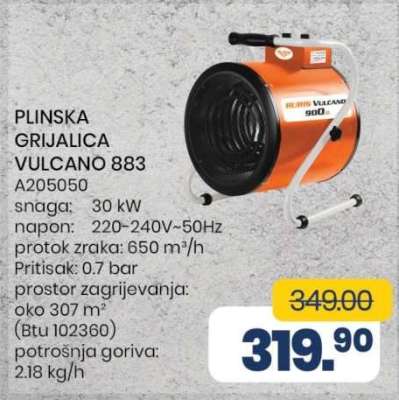 PLINSKA GRIJALICA VULCANO 883