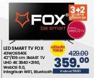 LED SMART TV FOX 43WOS840E