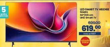 LED SMART TV HISENSE 50A6Q