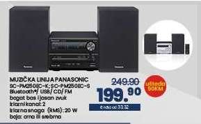 MUZIČKA LINIJA PANASONIC SC-PM250EC-K/SC-PM250EC-S