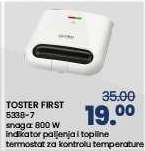TOSTER FIRST