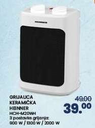 GRIJALICA KERAMIČKA HEINNER HCH-M20WH