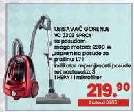 USISAVAČ GORENJE VC 2303 SPRCY