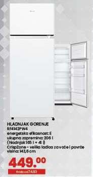 HLADNJAK GORENJE RFA42P4W4