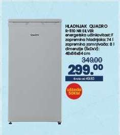 HLADNJAK QUADRO R-1110 NR SILVER