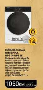 SUŠILICA RUBLJA WHIRLPOOL WPS D8 W845 EE
