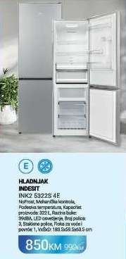 HLADNJAK INDESIT INK2 3922 S 4E