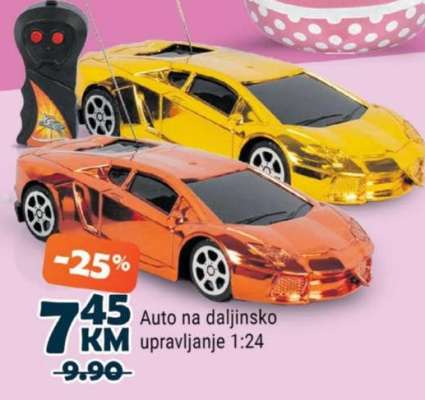 Auto na daljinsko upravljanje 1:24