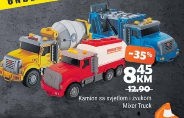 Kamion sa svjetlom i zvukom