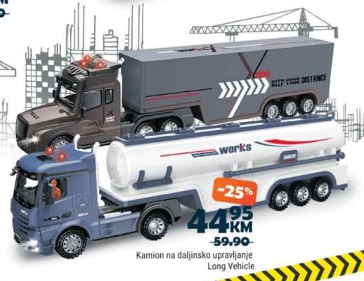 Kamion na daljinsko upravljanje Long Vehicle