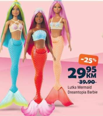Lutka Mermaid Dreamtopia Barbie
