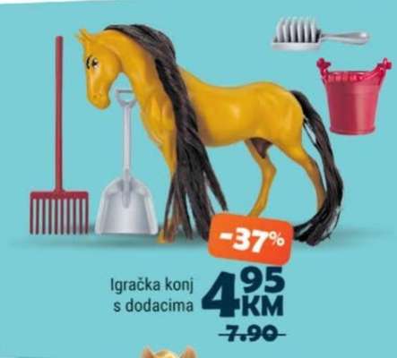 Igračka konj s dodacima