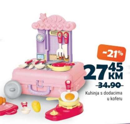 Kuhinja s dodacima u koferu