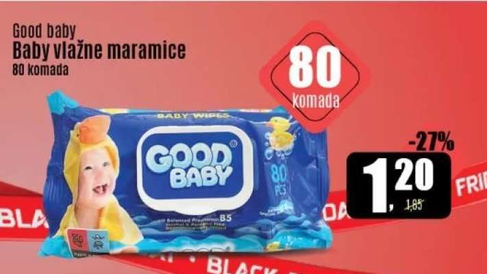 Good baby Baby vlažne maramice