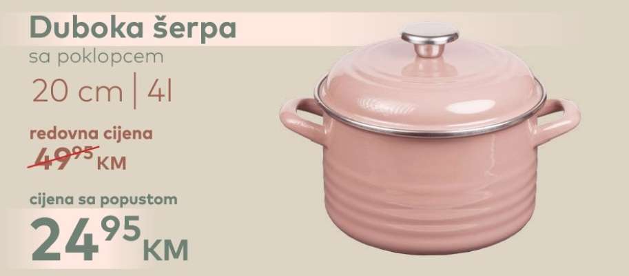 Duboka šerpa sa poklopcem