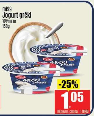 mi99 Jogurt grčki