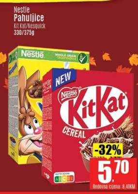 Nestle Pahuljice Kit Kat/Nesquick