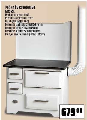 PEĆ NA ČVRSTO GORIVO MBS 9SL