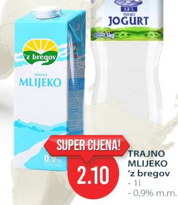 TRAJNO MLIJEKO 'z bregov