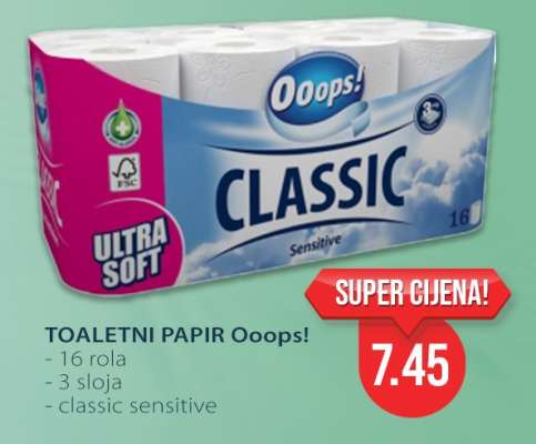 TOALETNI PAPIR Ooops!